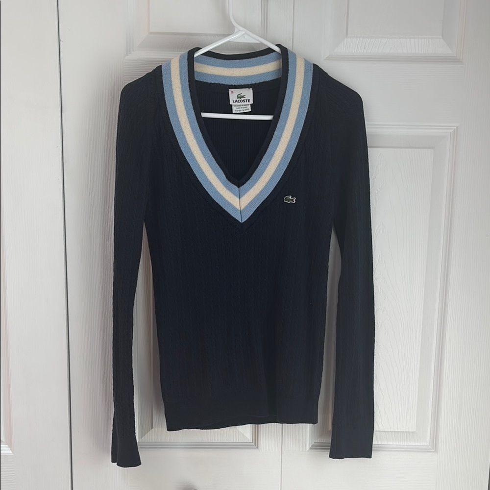 Lacoste Navy Blue Sweater